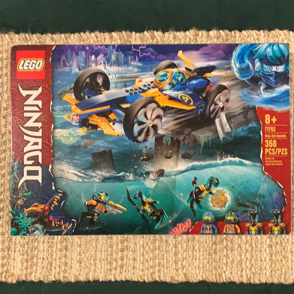 LEGO Ninjago 71752 Ninja Sub Speeder (356 Pcs) New and Sealed